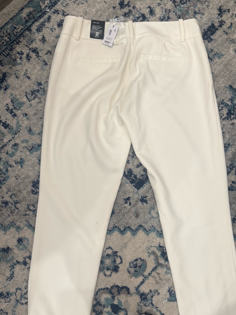 Banana Republic Cream Tailored Women's Trousers - Picture 3 of 3